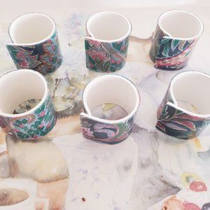 Napkin Rings, Set of 6